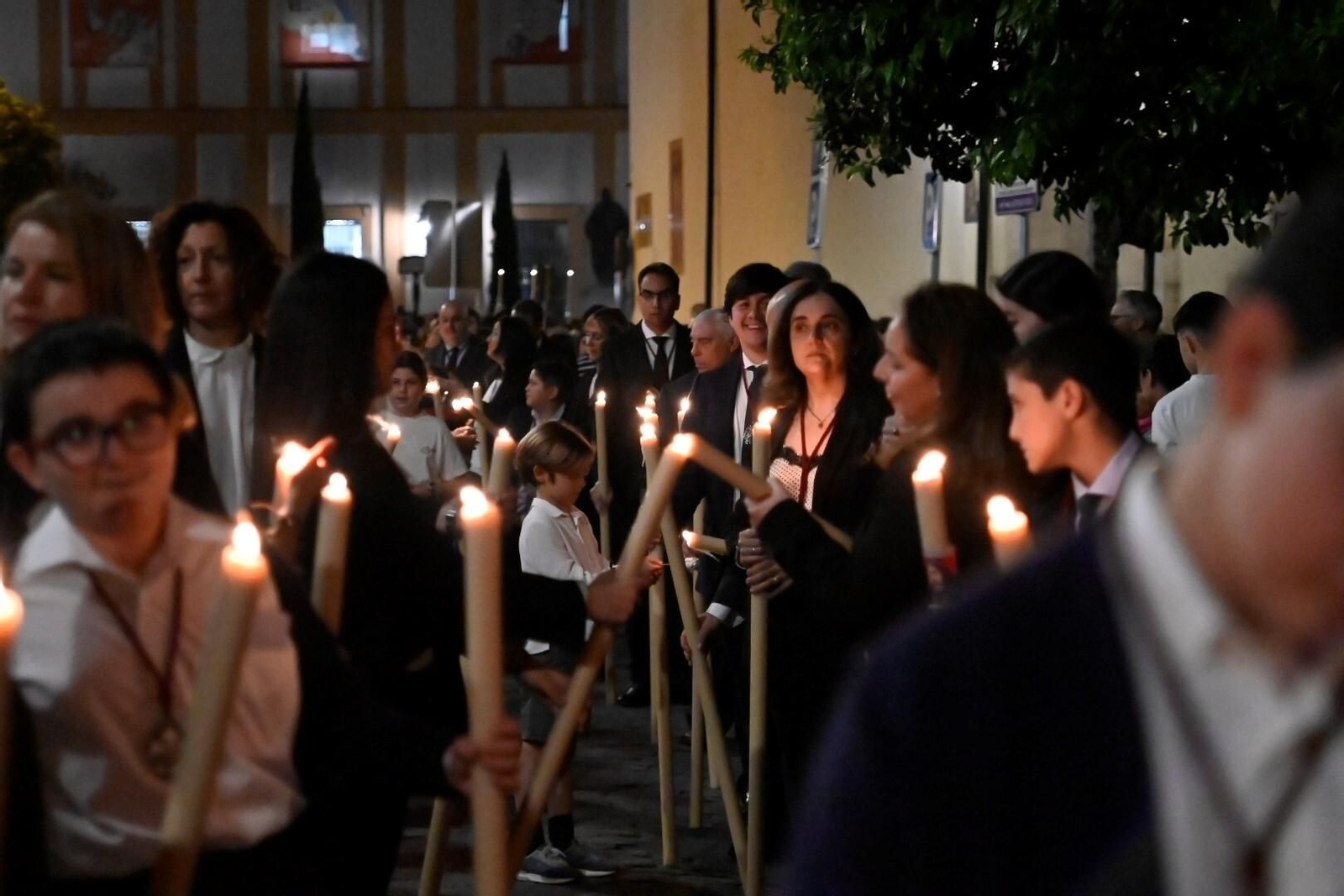 El vía crucis del Cristo de la Providencia, en imágenes