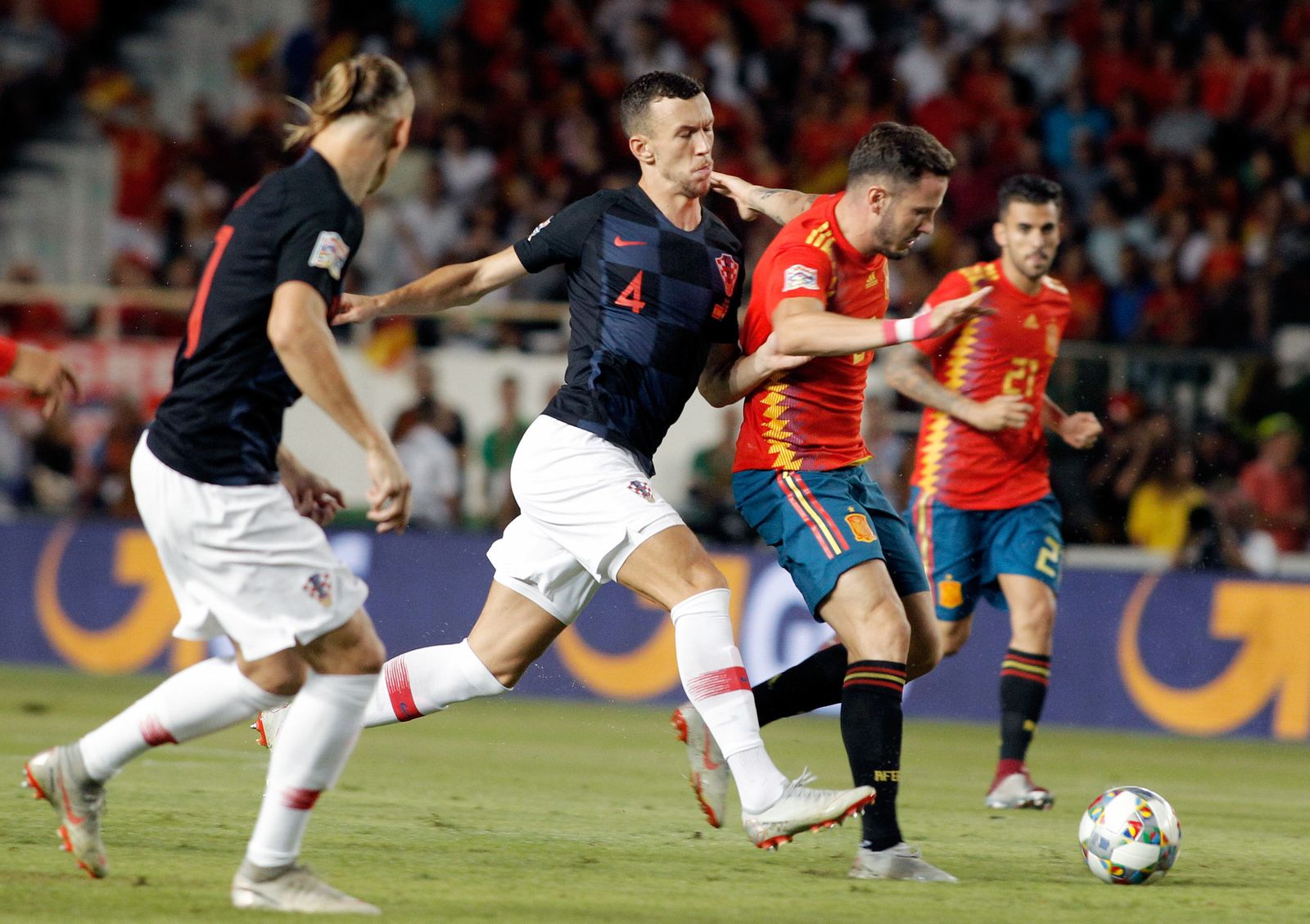 Las imágenes del España-Croacia