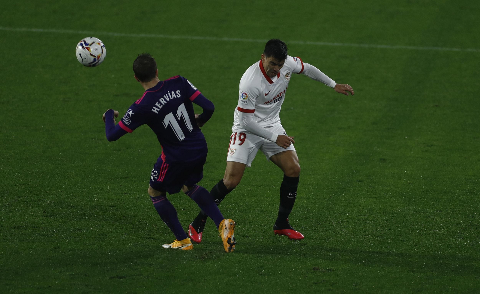 Las imágenes del Sevilla-Valladolid