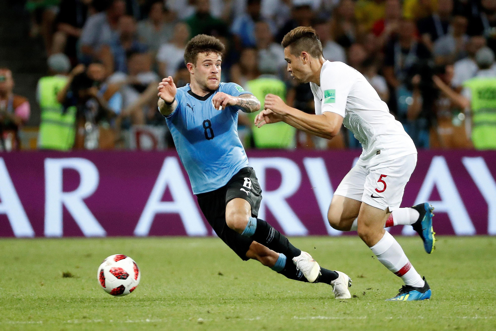 Las imágenes del Uruguay-Portugal