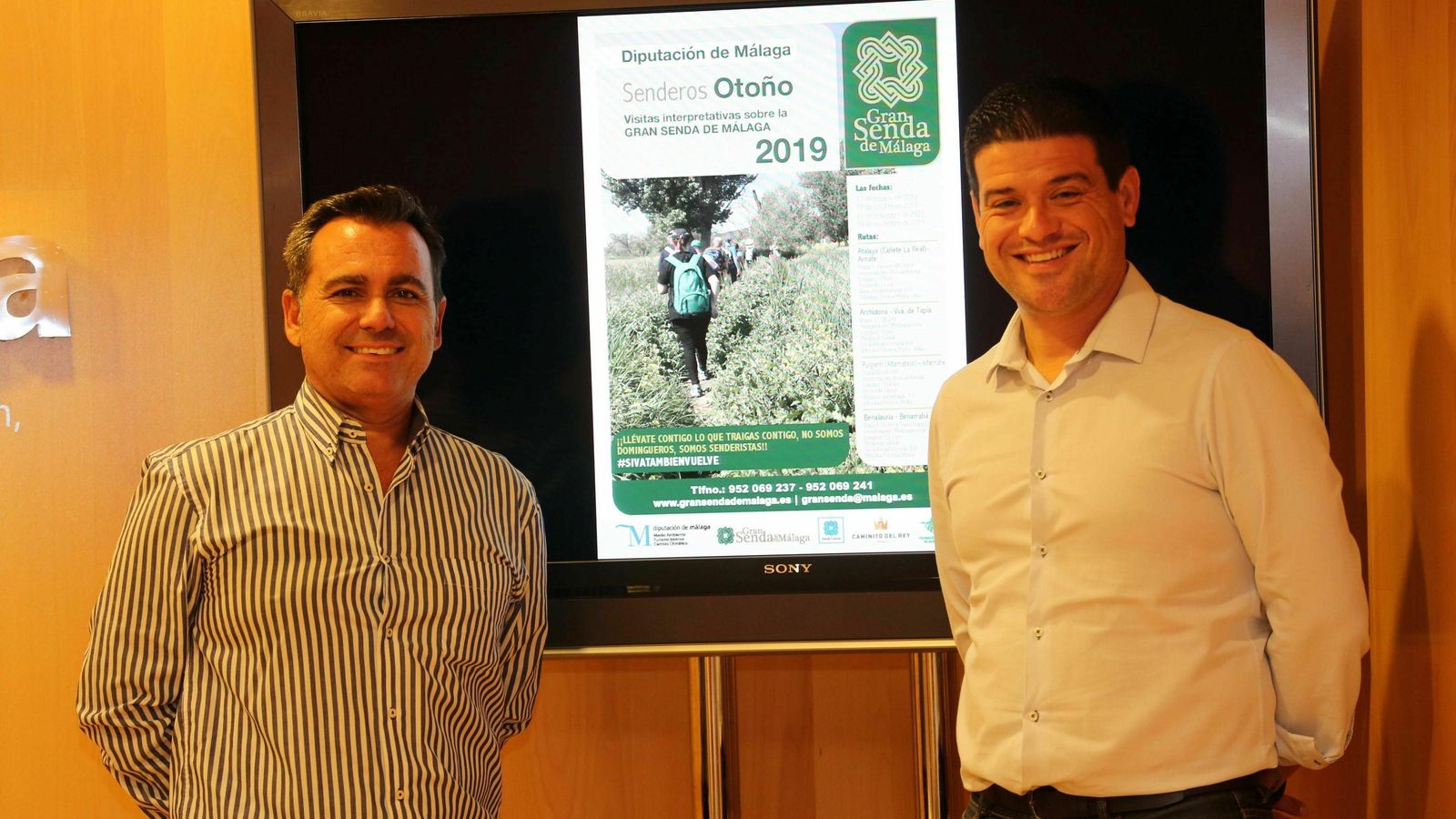 Presentación de los 'Senderos de otoño' con cuatro nuevas rutas en octubre y noviembre.