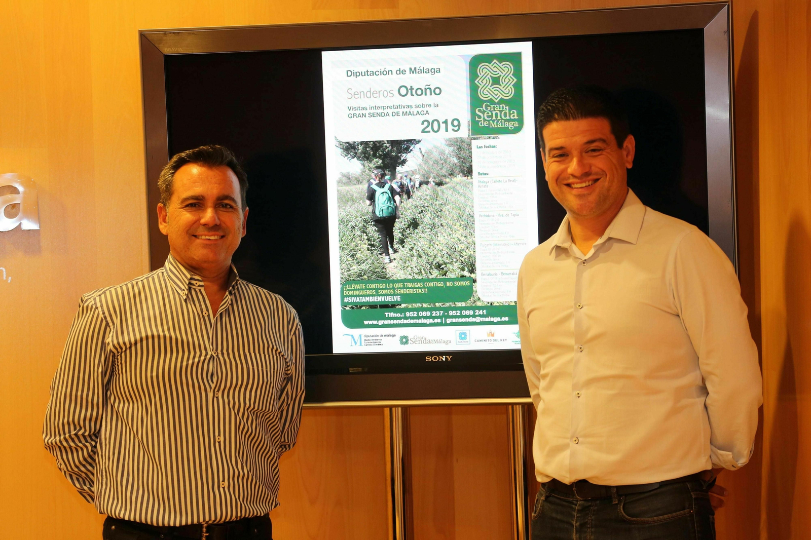 Presentación de los 'Senderos de otoño' con cuatro nuevas rutas en octubre y noviembre.