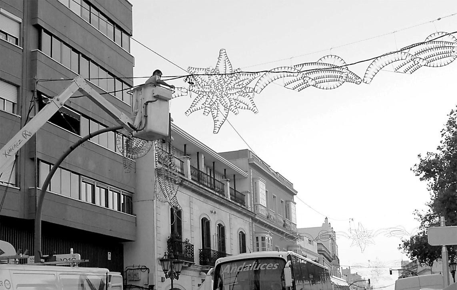 Navidad de 2007: alameda Moreno de Guerra