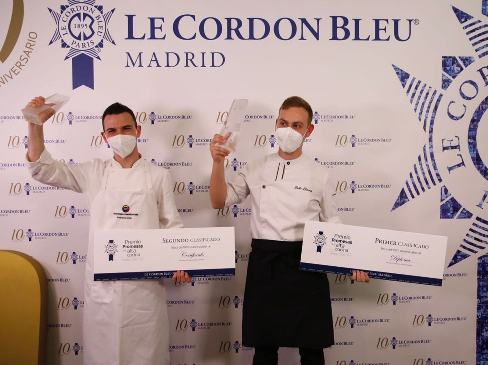 Ganadores del último Le Cordon Bleu Madrid.