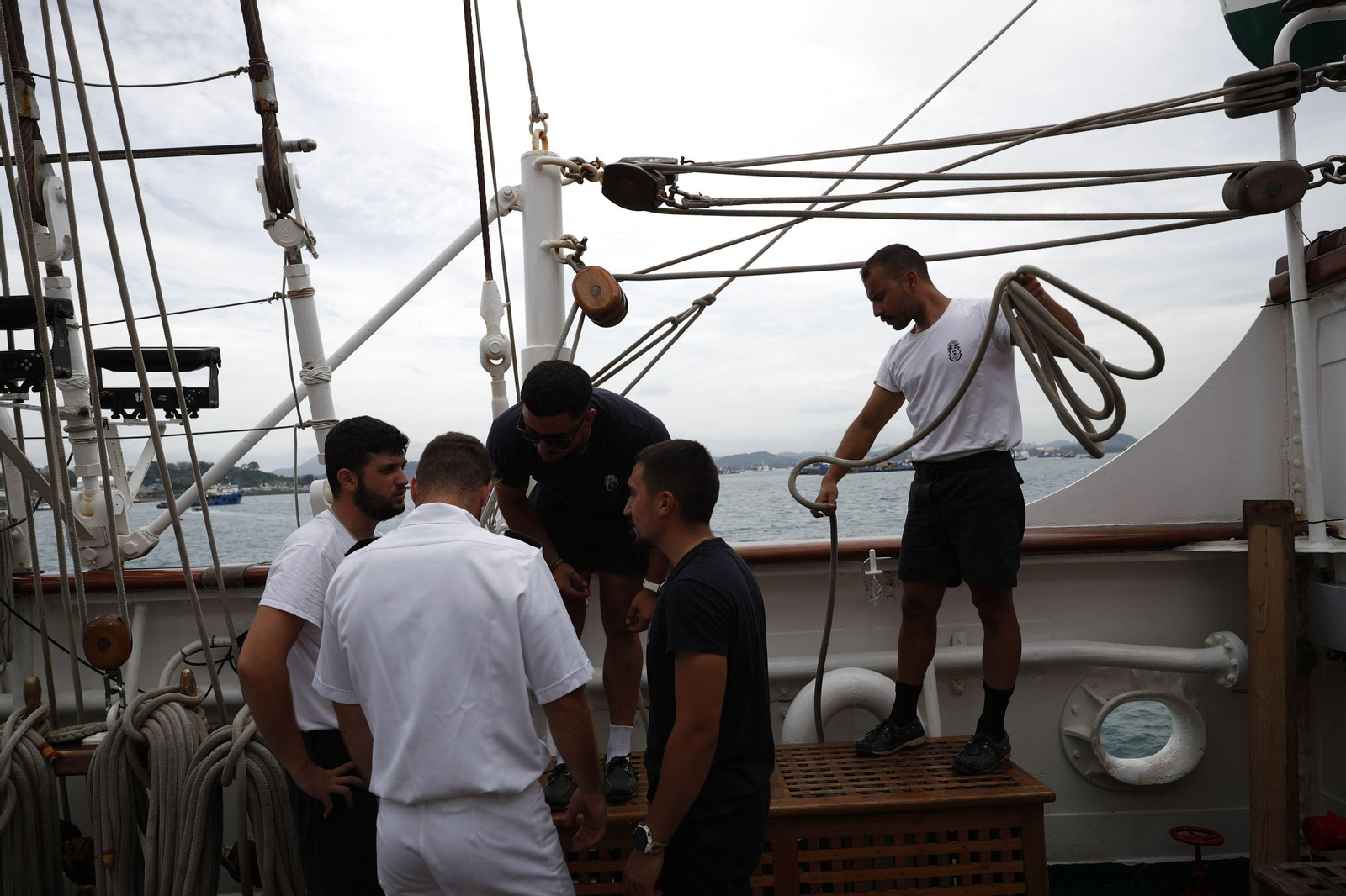 Armada: Las imágenes del 'Elcano' a su llegada a Balboa (Panamá)