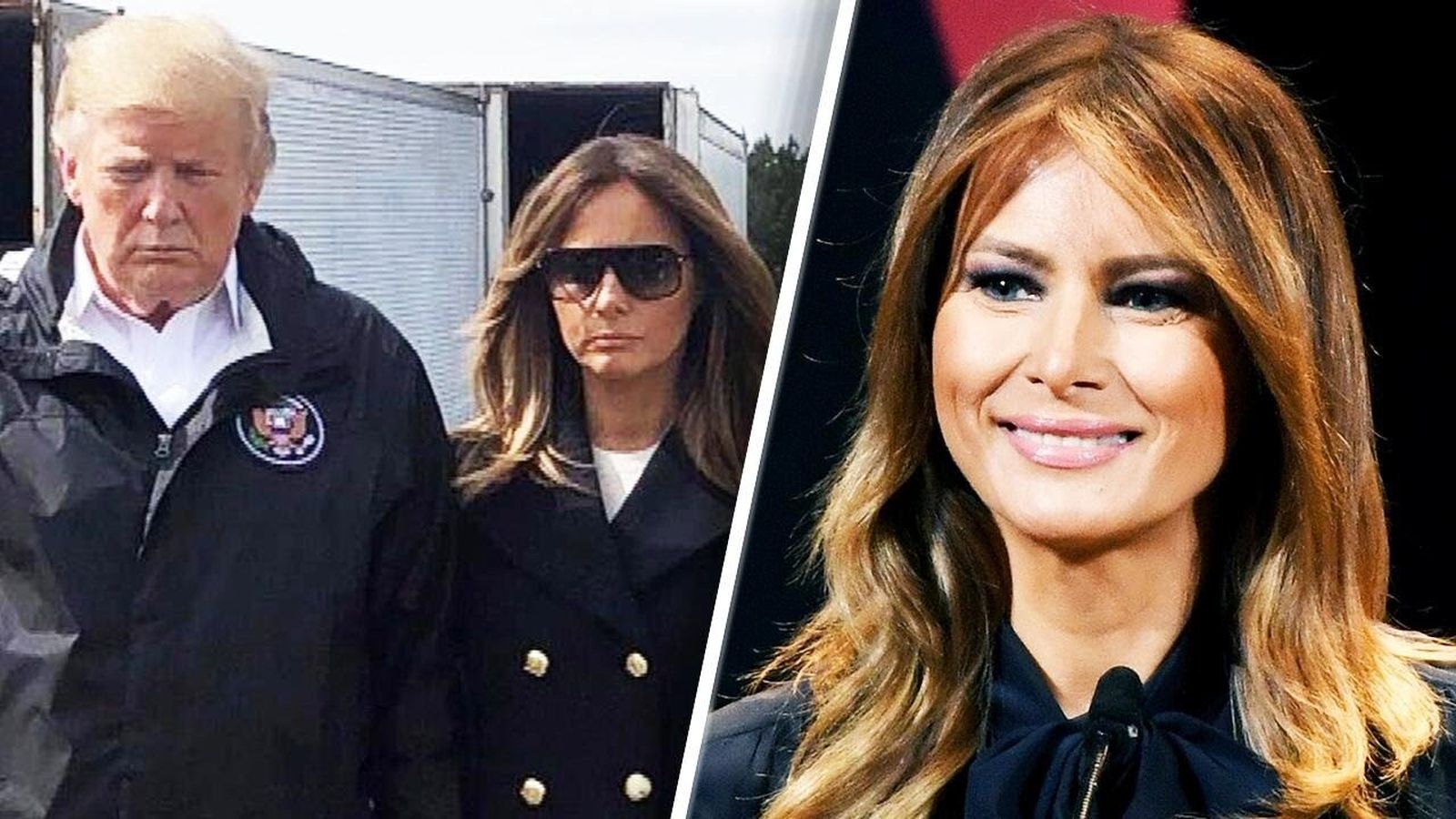 Trump con una doble de Melania