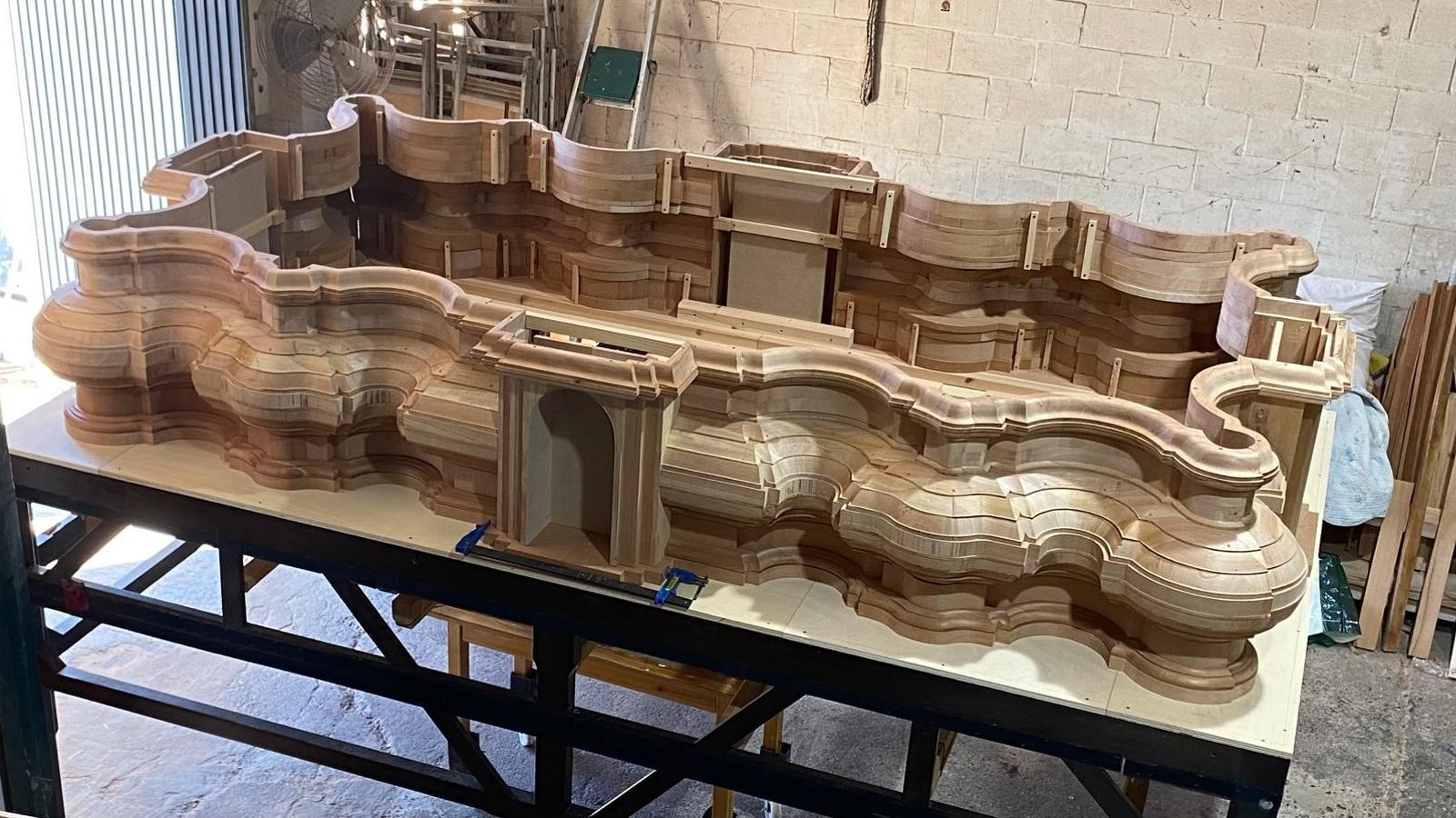 Aspecto general de las nuevas andas para Ceuta