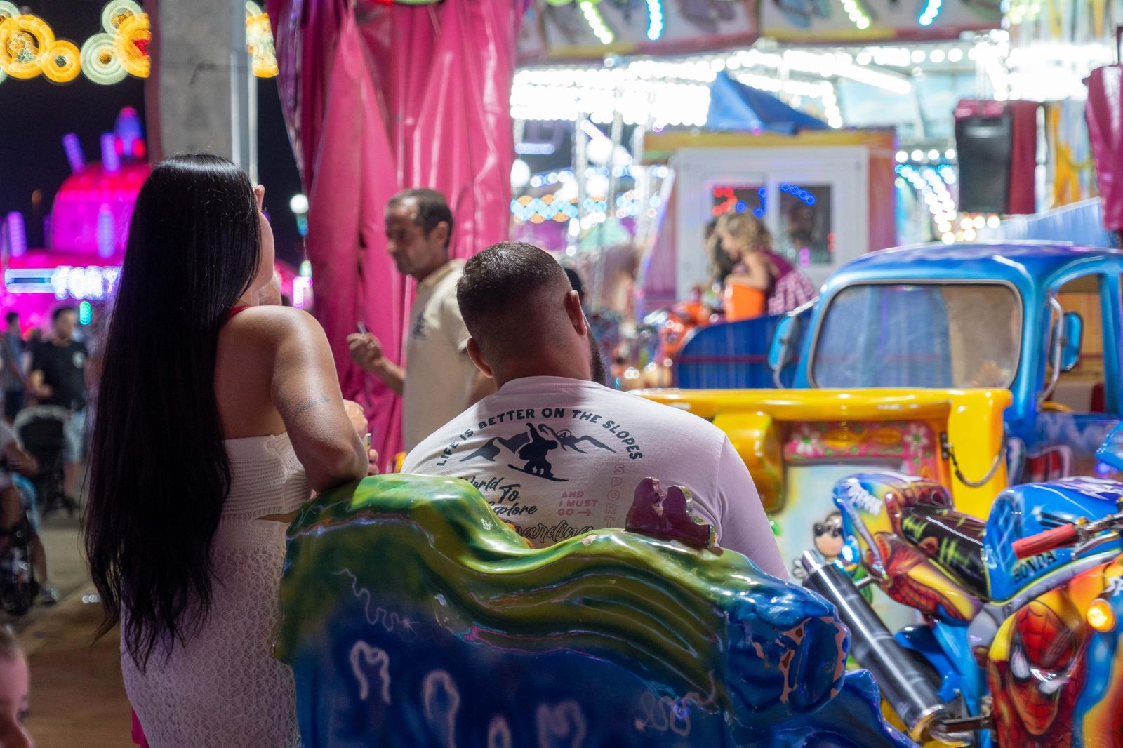 Colombinas 2025: Imágenes del ambiente el viernes 1 de agosto en las Fiestas Colombinas