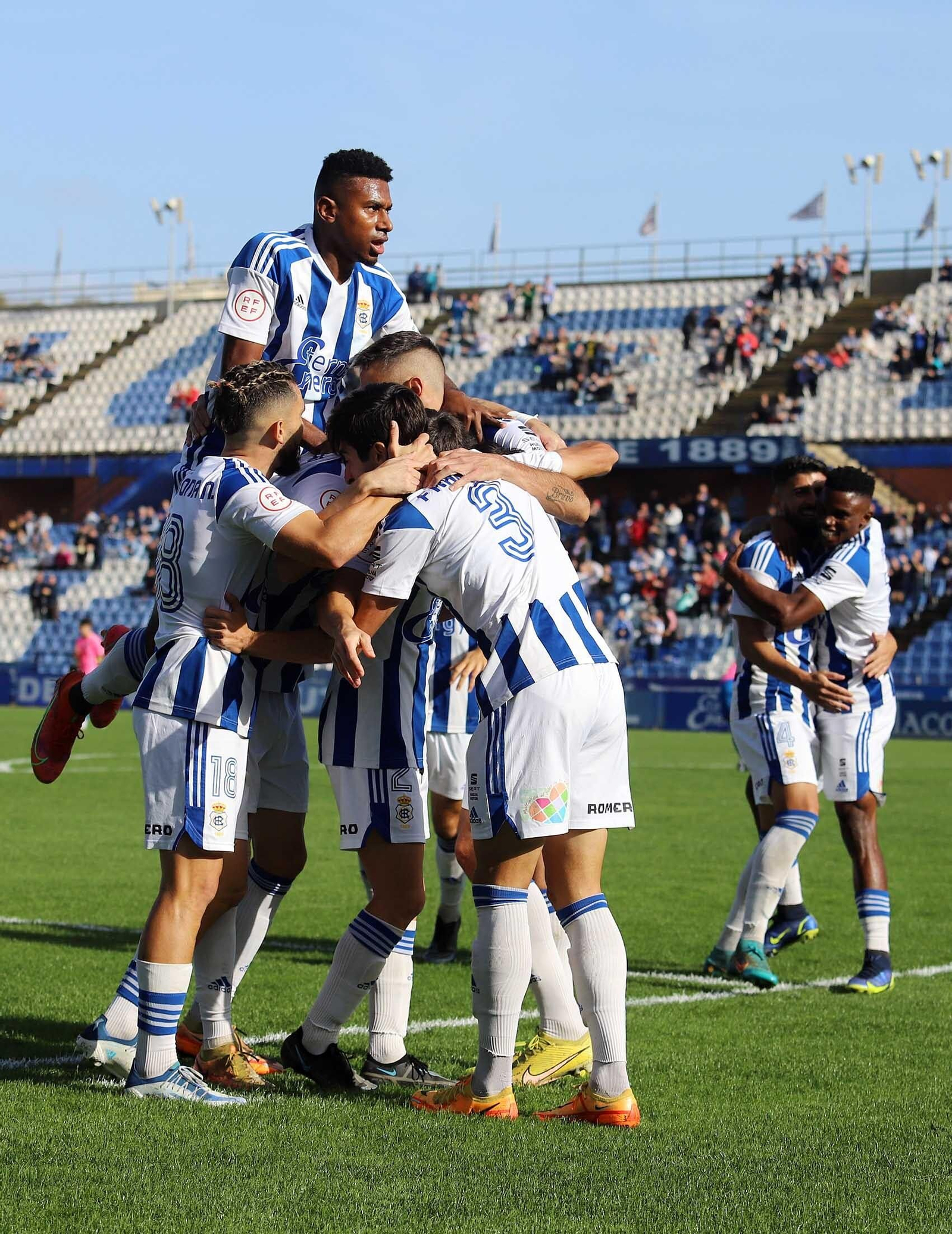 Imágenes del Recreativo de Huelva-Vélez