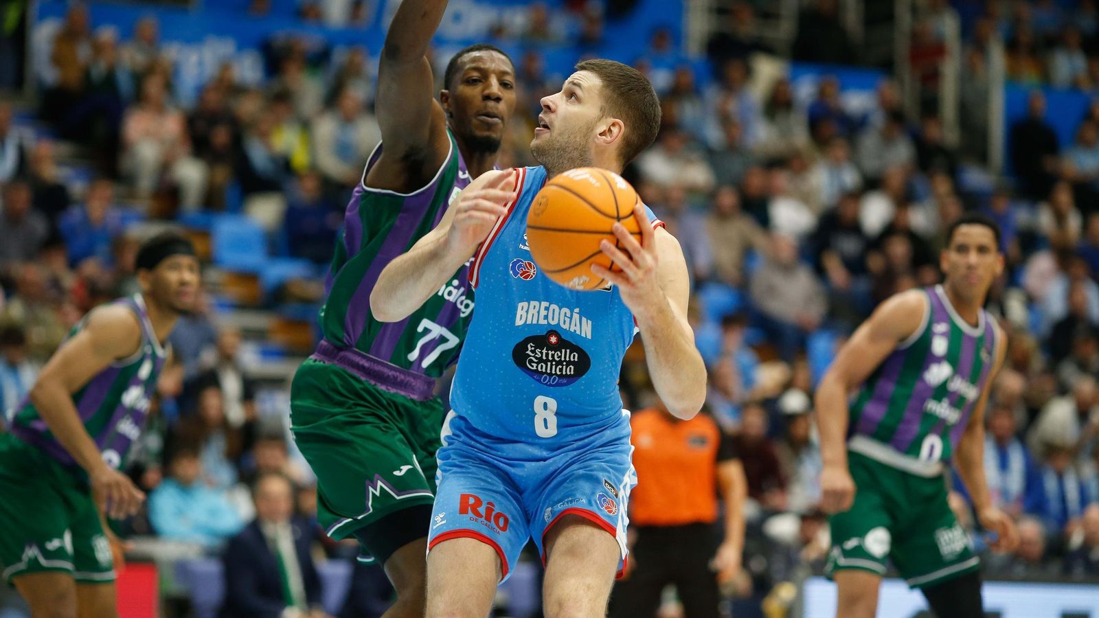 El Breogán Lugo-Unicaja Málaga, en fotos