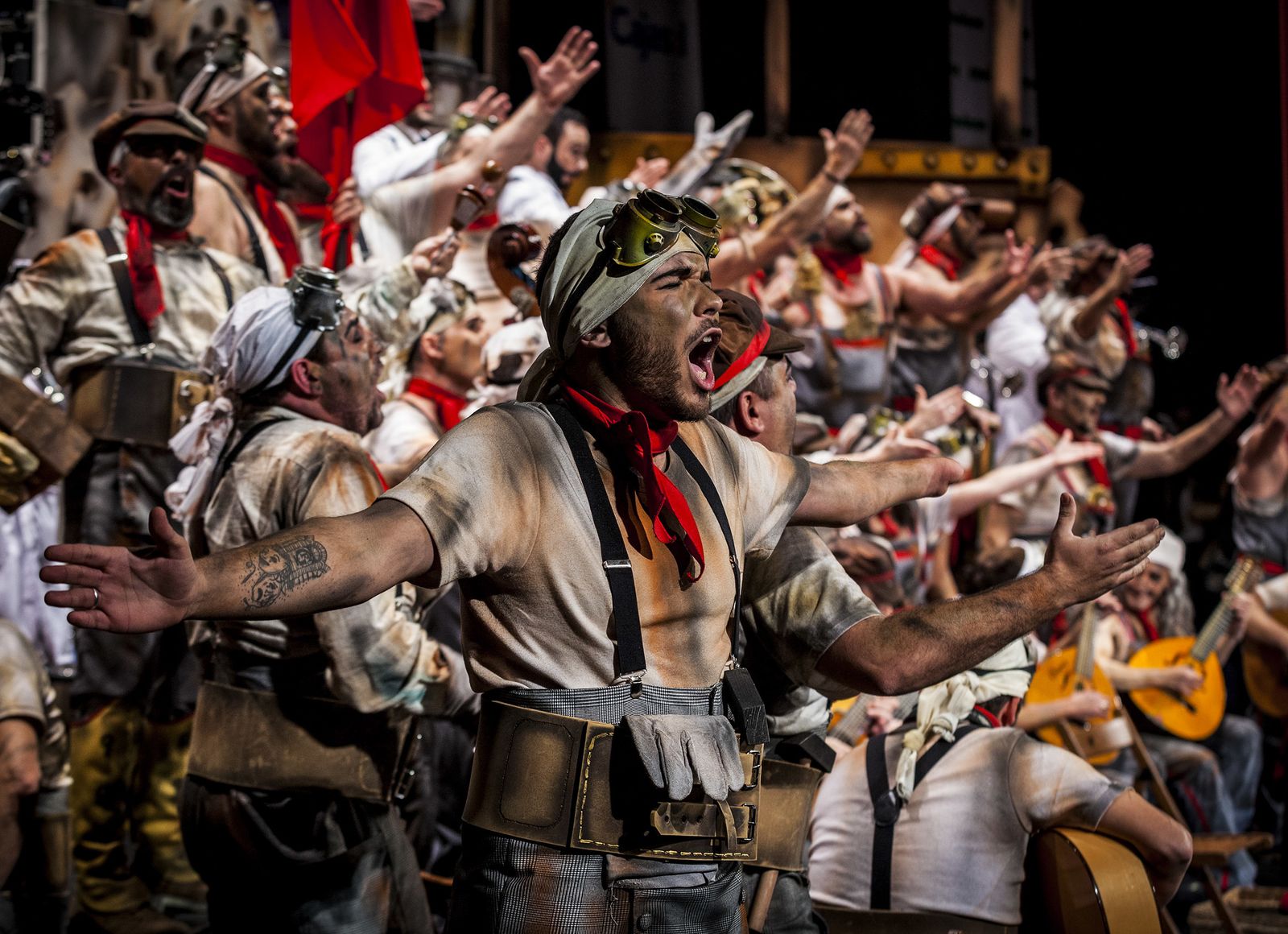 El coro 'Tiempos modernos'