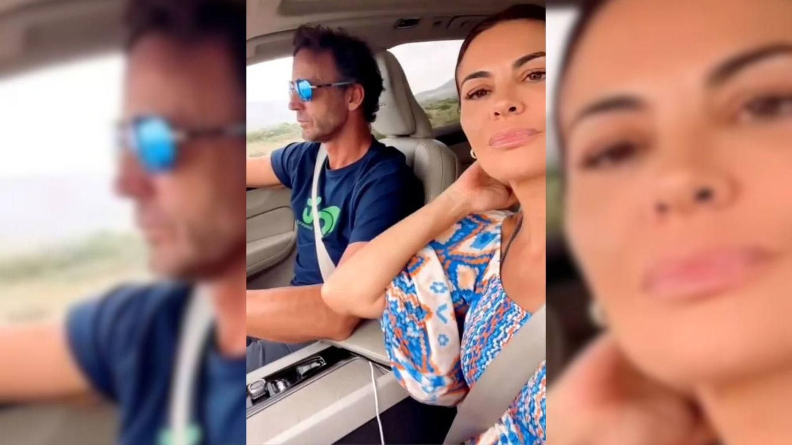 Álvaro Muñoz Escassi conduce, con María José Suárez de copiloto, por las carreteras de Tarifa.