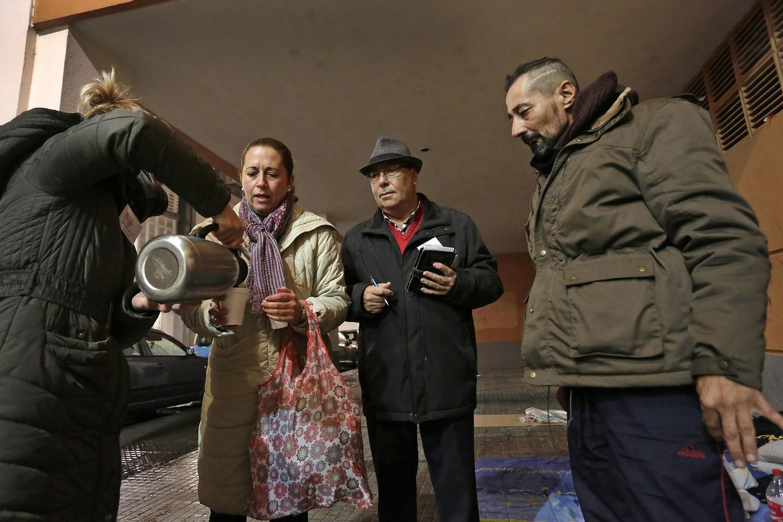 Reportaje gráfico sobre los sin techo