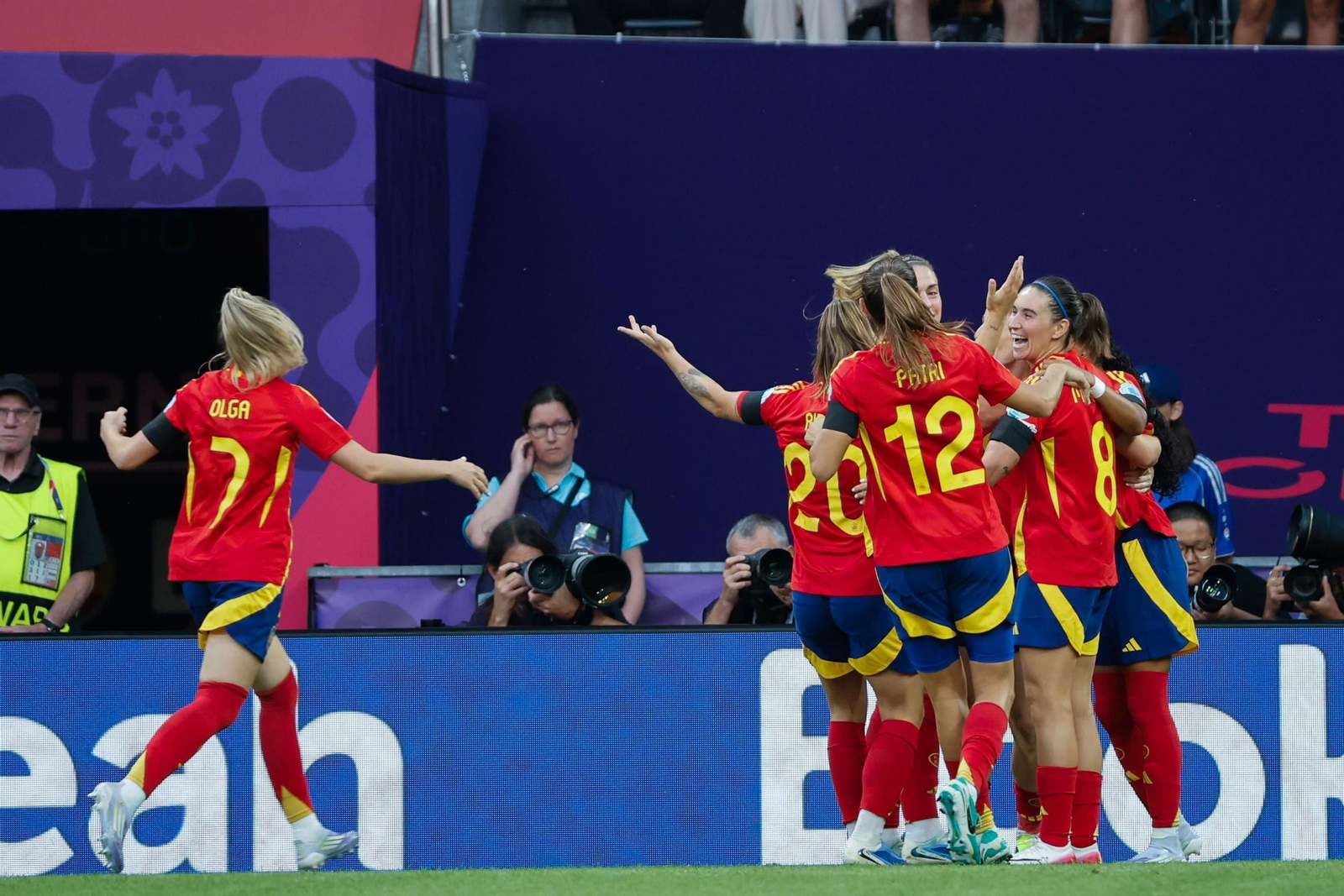 Las fotos del España - Portugal en la Eurocopa femenina