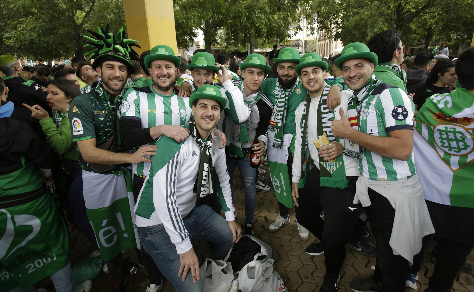 Afición Bética en la Alameda