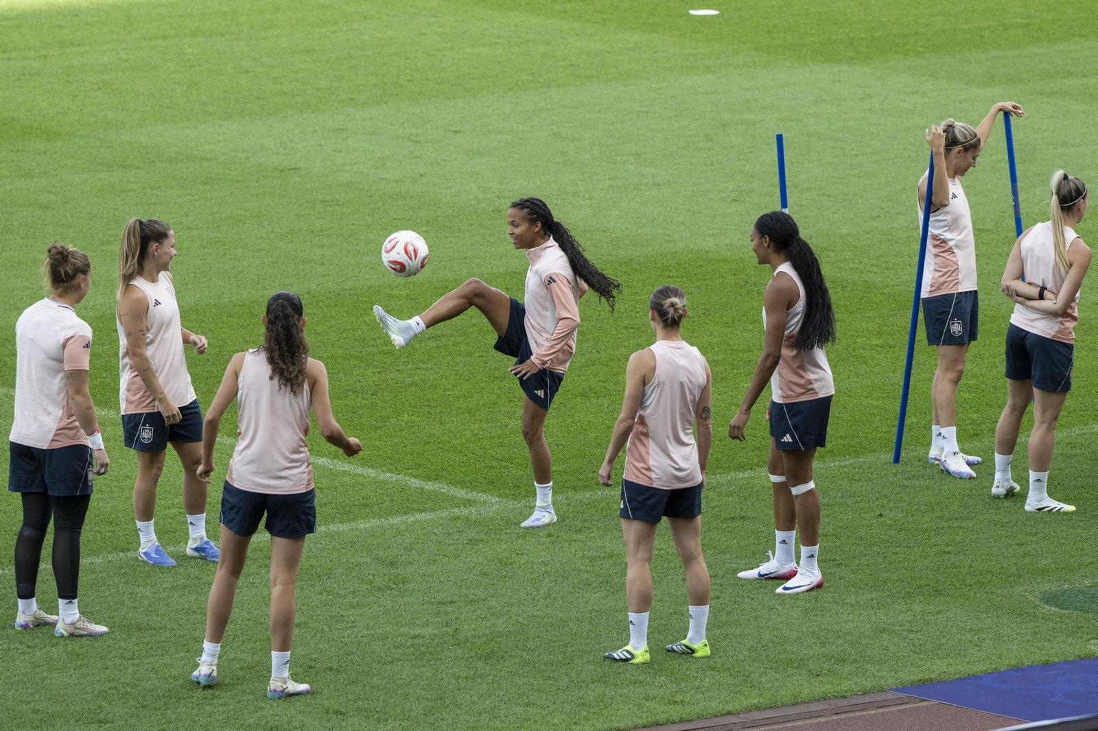 Las fotos de España antes de la semifinal contra Alemania