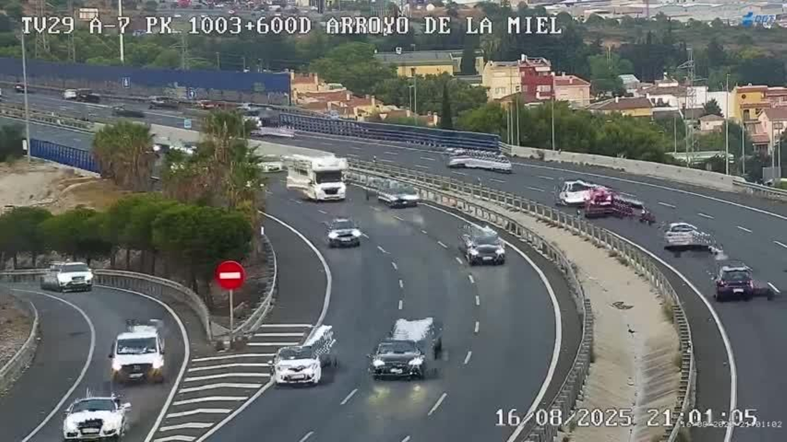 Imagen de un accidente.