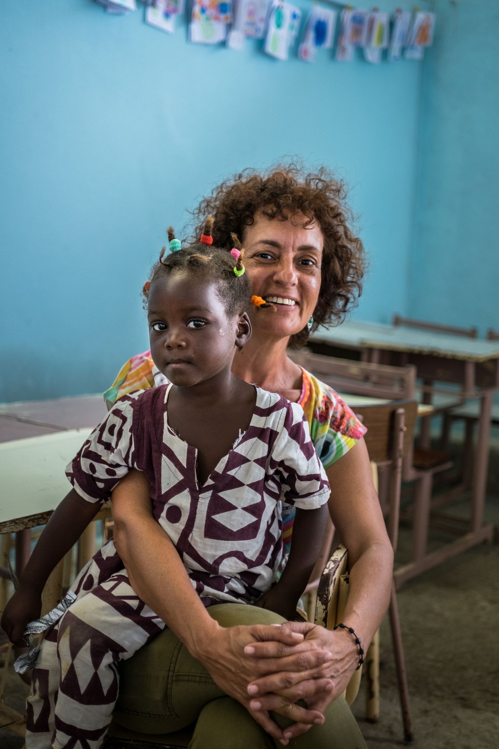 Virginia Alfaro llega dos años trabajando como misionera en Angola.