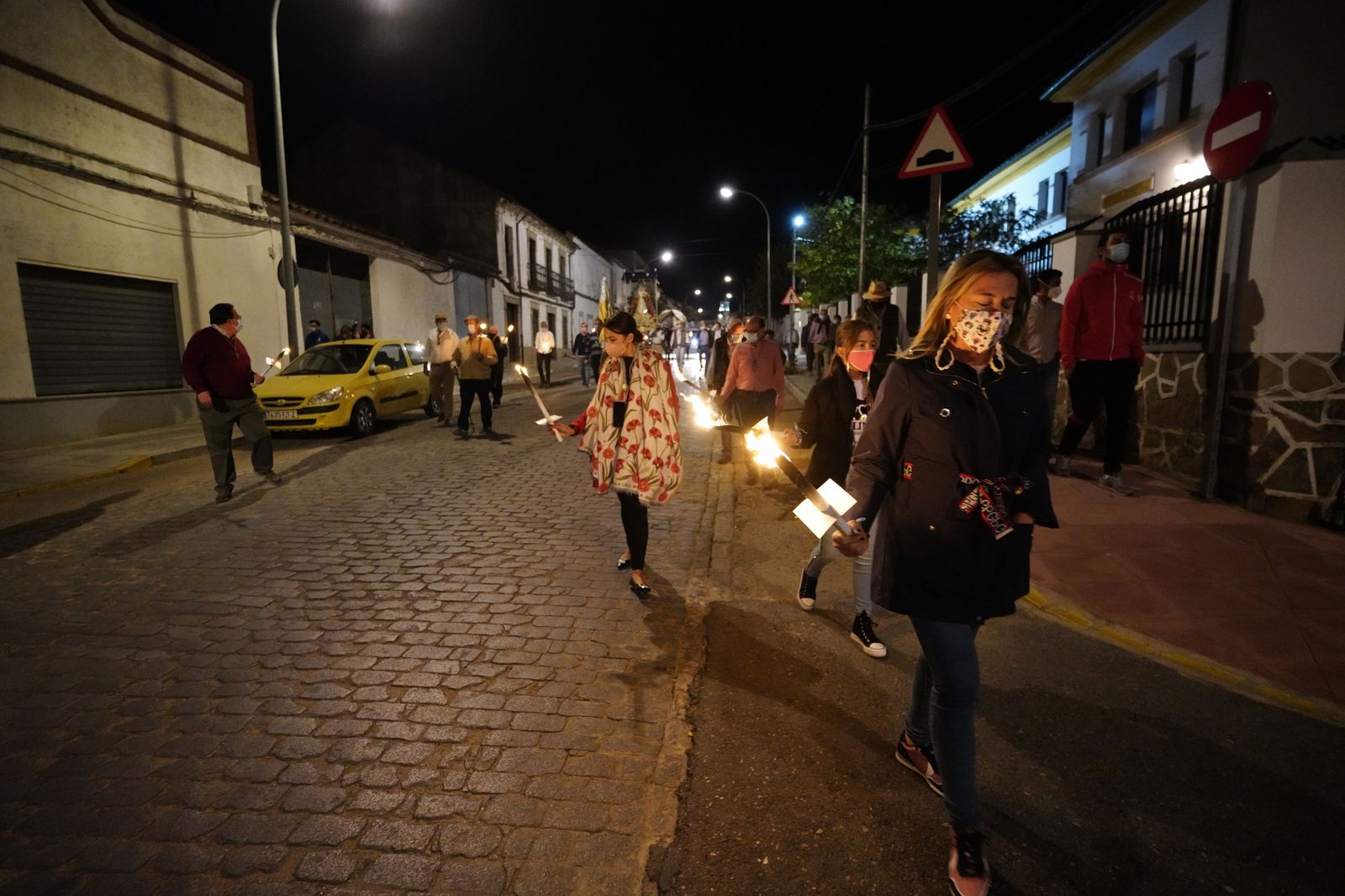 Las fotografías del traslado de la Virgen de Luna al santuario de La Jara