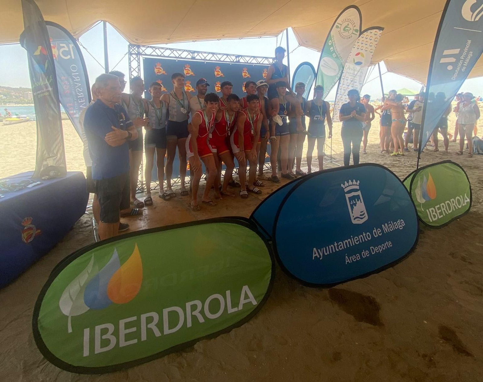 El Open Ciudad de Málaga y Andaluz de remo de mar, para el Real Club Mediterráneo