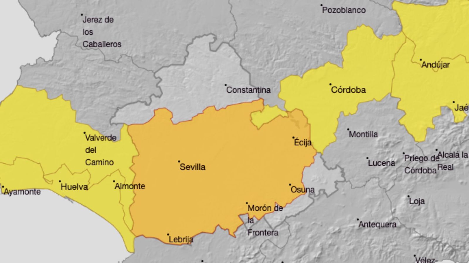 Alerta naranja por calor en Sevilla