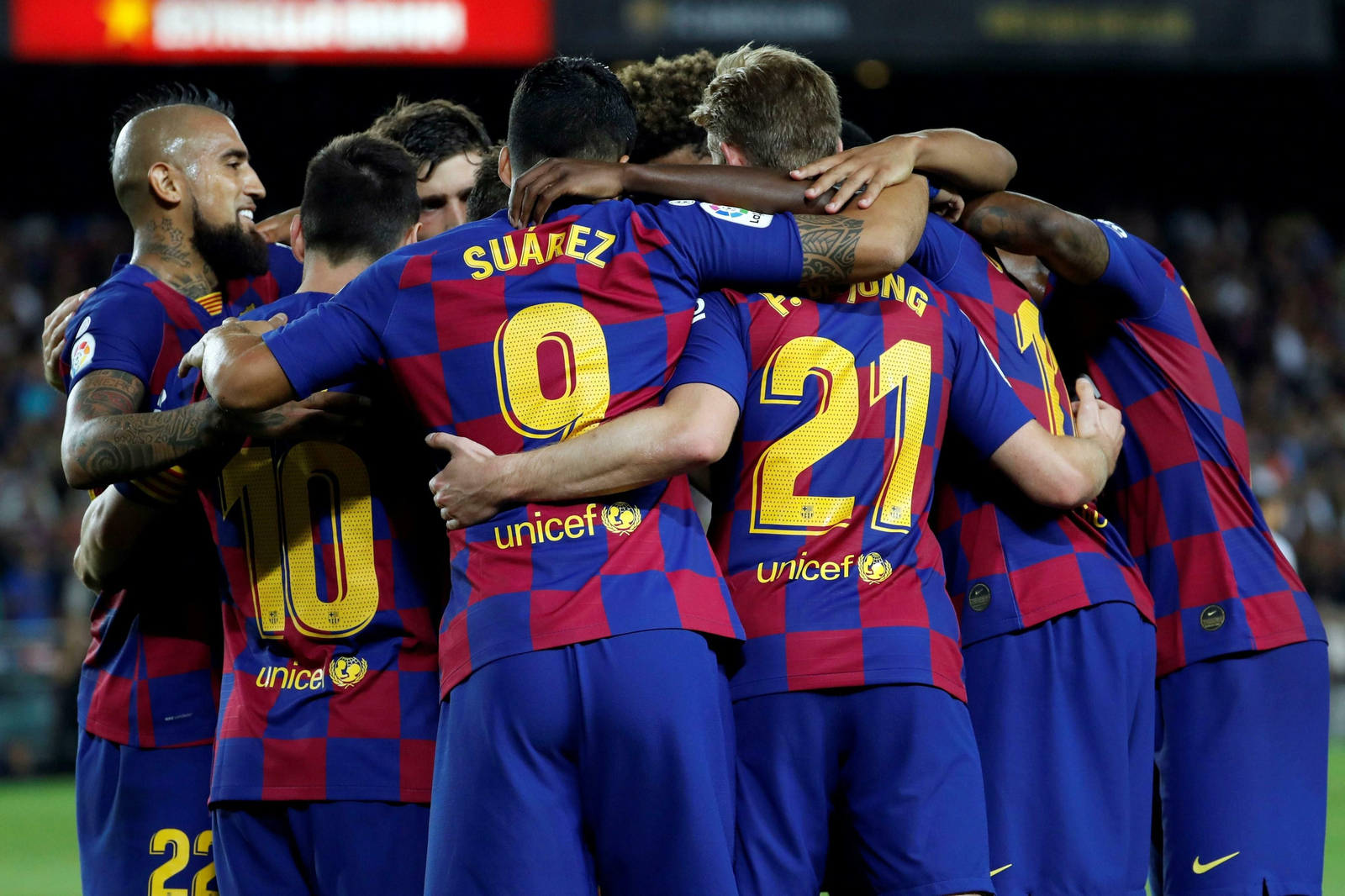 Las imágenes del Barcelona-Sevilla Las imágenes del Barcelona-Sevilla