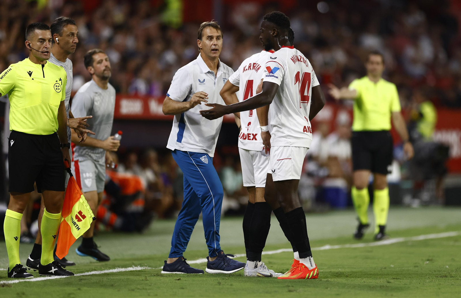 Las imágenes del Sevilla-Valladolid