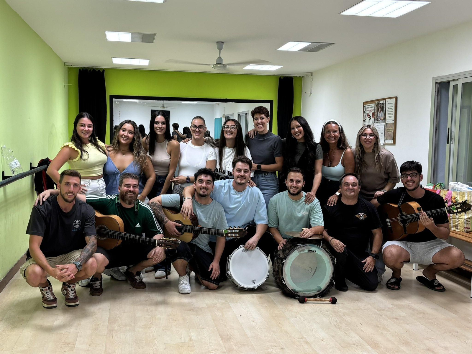 La comparsa 'La marea'.