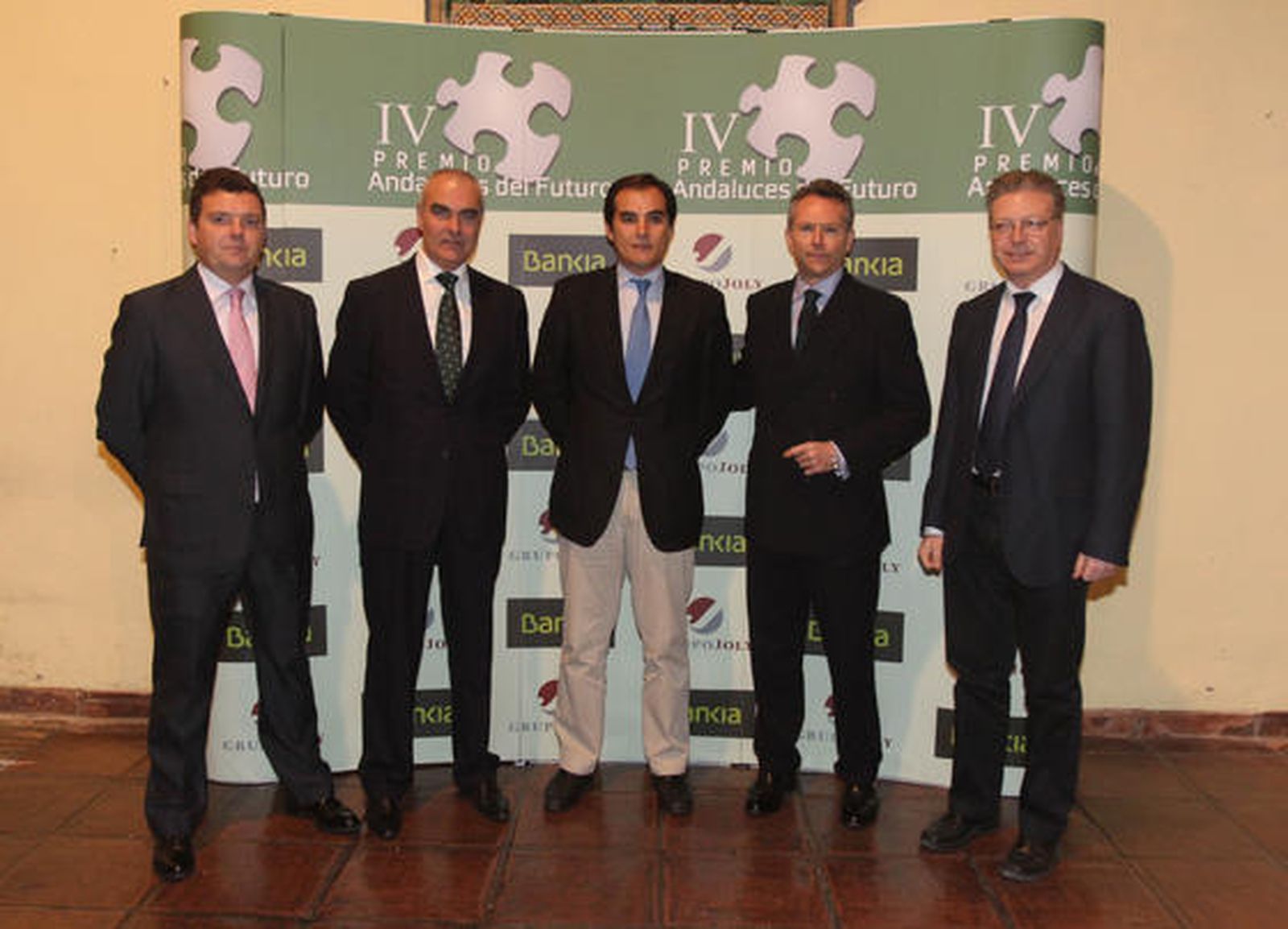 Luis P. Bustamante, Antonio Soto, José Antonio Nieto, José Joly y Juan J. Primo.

Foto: O. Barrionuevo / lvaro Carmona