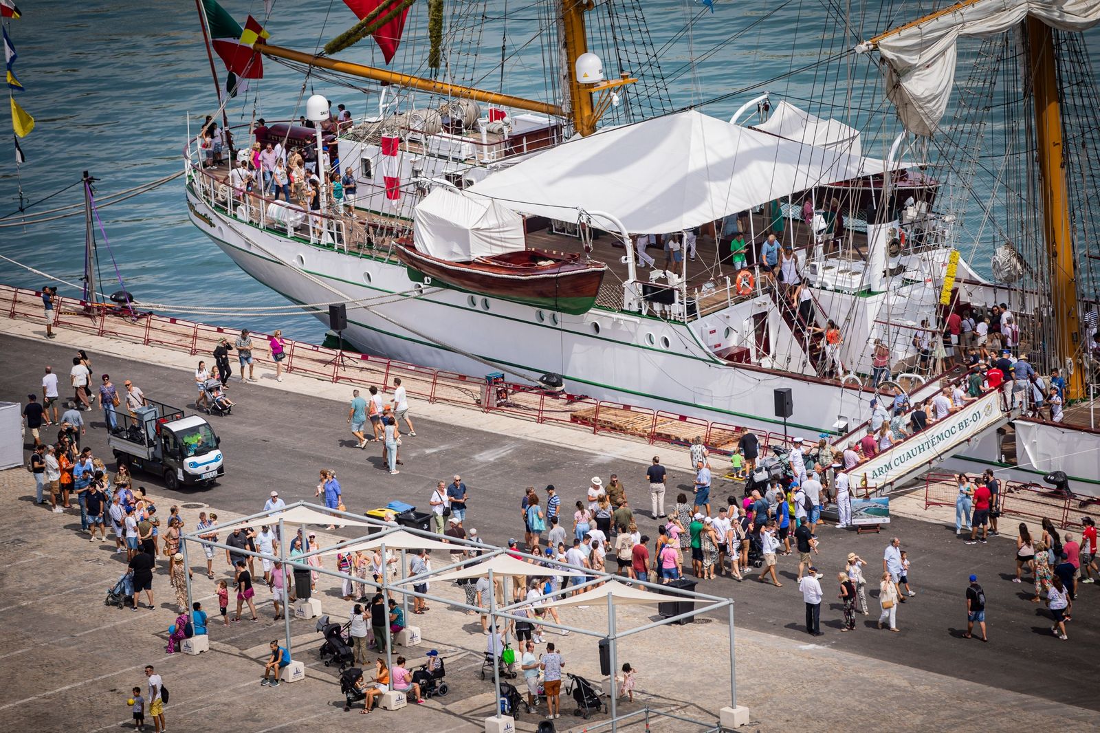 Las imágenes de la Gran Regata 2023 de Cádiz, desde el cielo