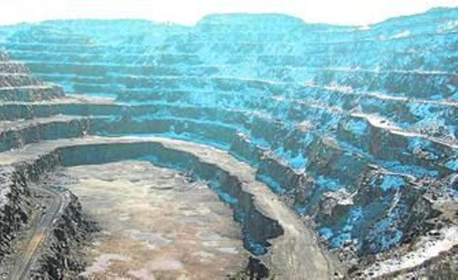 La explotación minera de La Zarza, en la faja pirítica onubense.