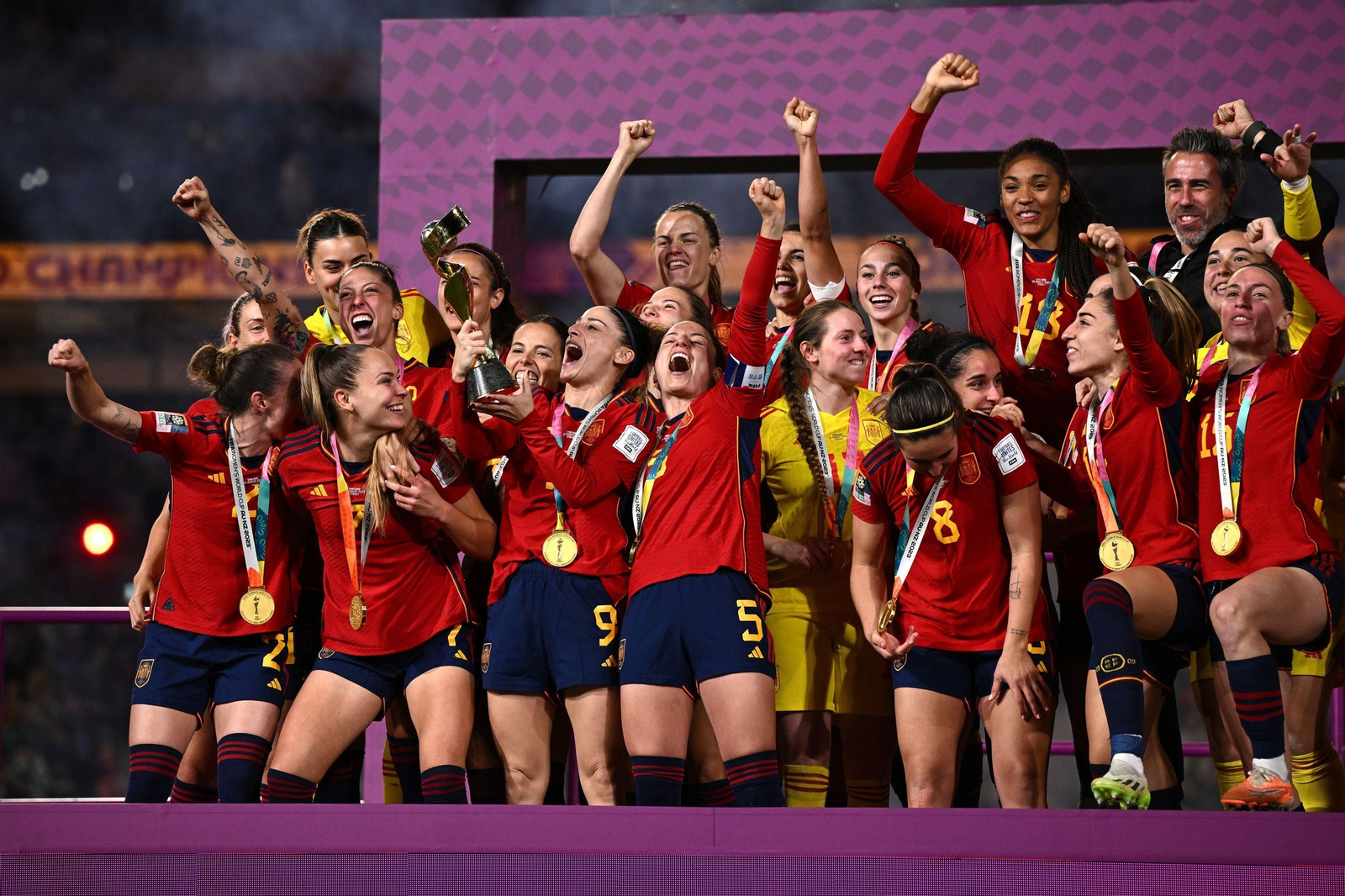 Fotos de la final femenina del Mundial entre España e Inglaterra