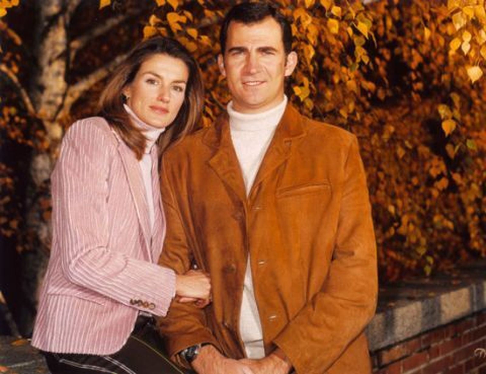 Don Felipe y Doña Letizia, recién casados en 2004. Habían contraído matrimonio el anterior 22 de mayo de ese año.