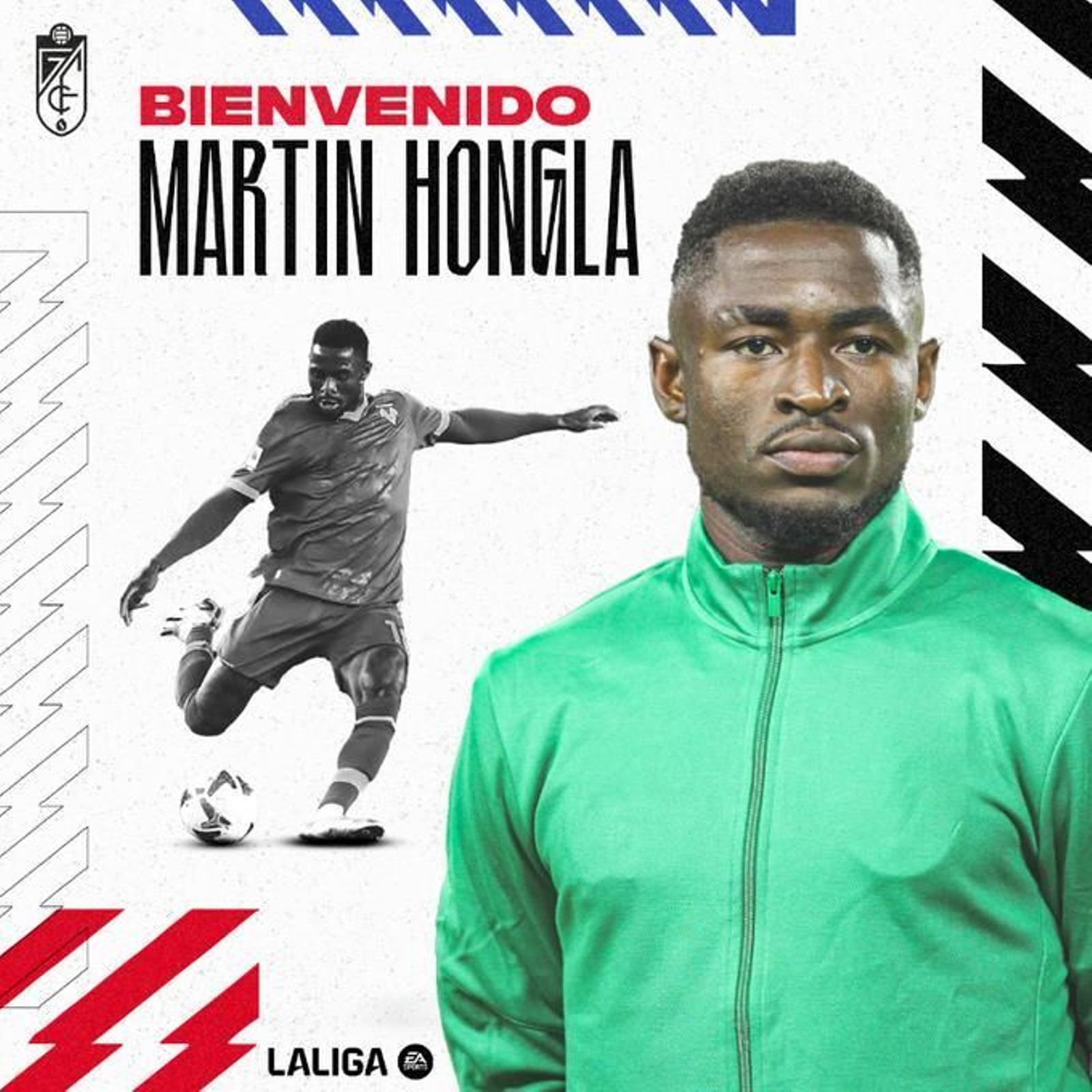 Así anunció el Granada el fichaje de Martin Hongla