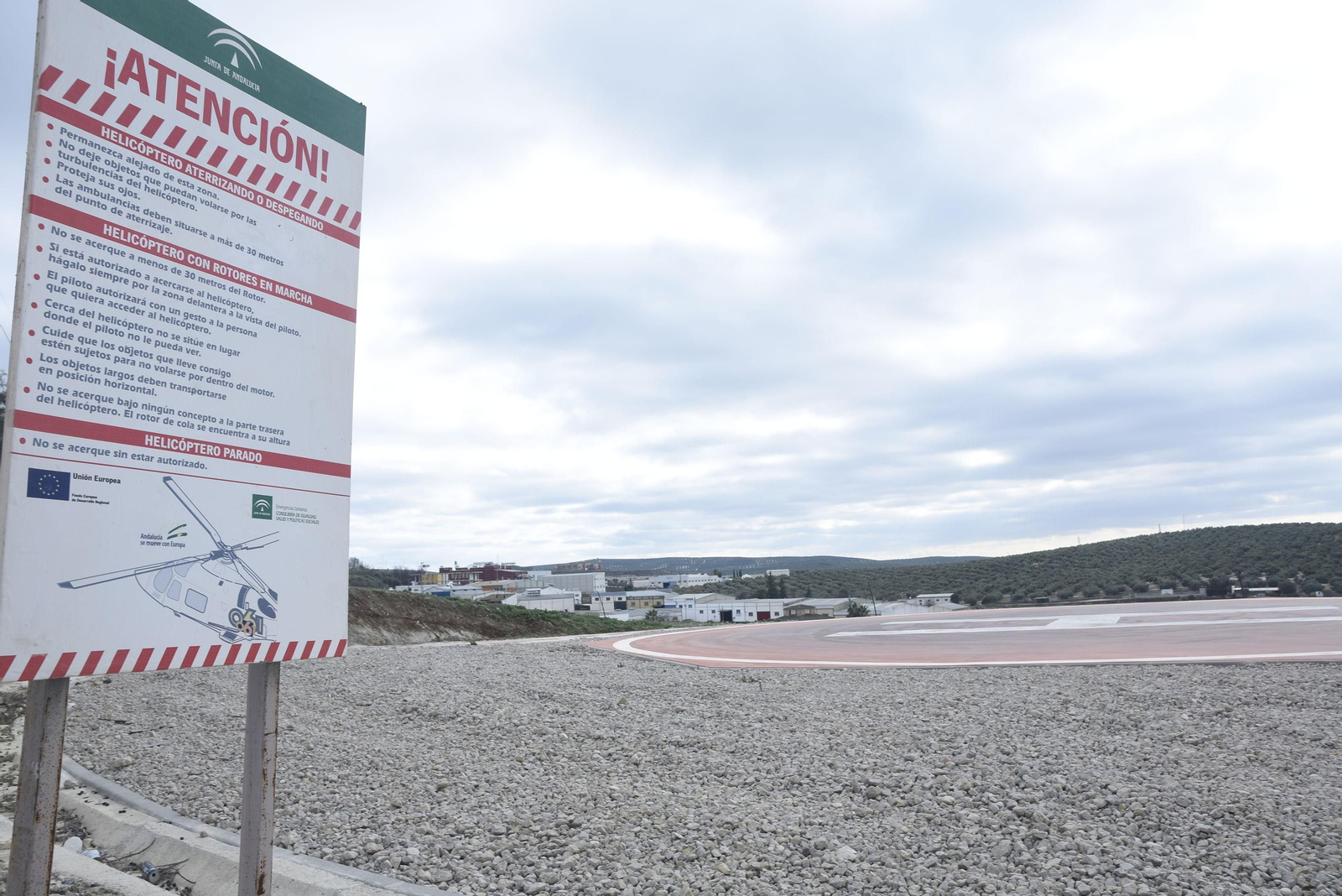 Zona en la que está prevista la construcción del Hospital de Lucena.