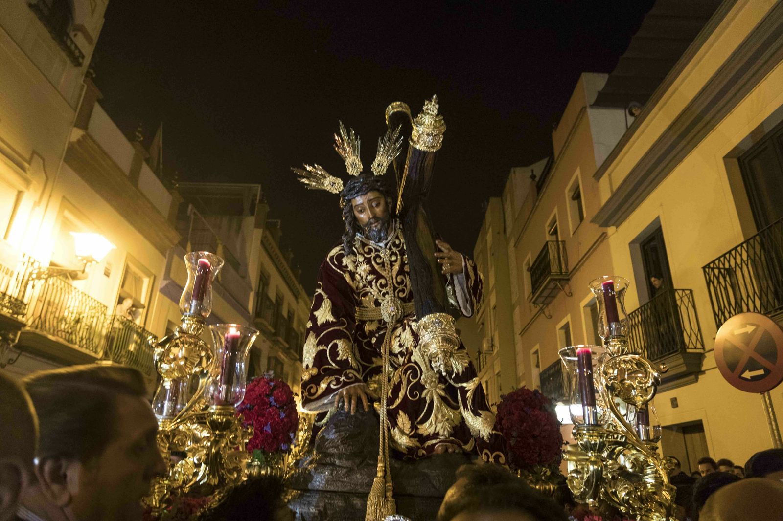 Traslado del Cristo de las Tres Caídas a Santa Ana