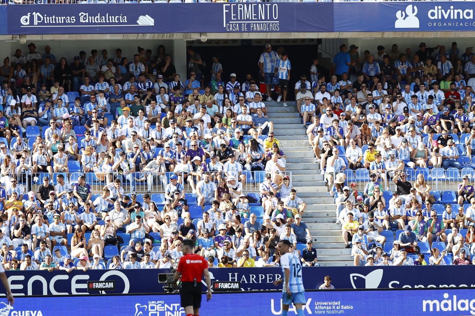 Búscate en las gradas de La Rosaleda en el Málaga CF-Burgos