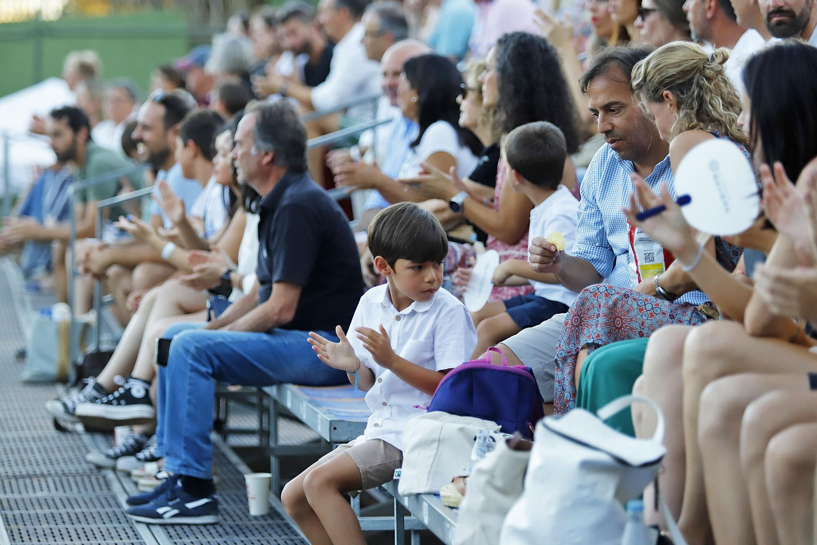 Imágenes del ambiente en la final femenina de la Copa del Rey de tenis de Huelva