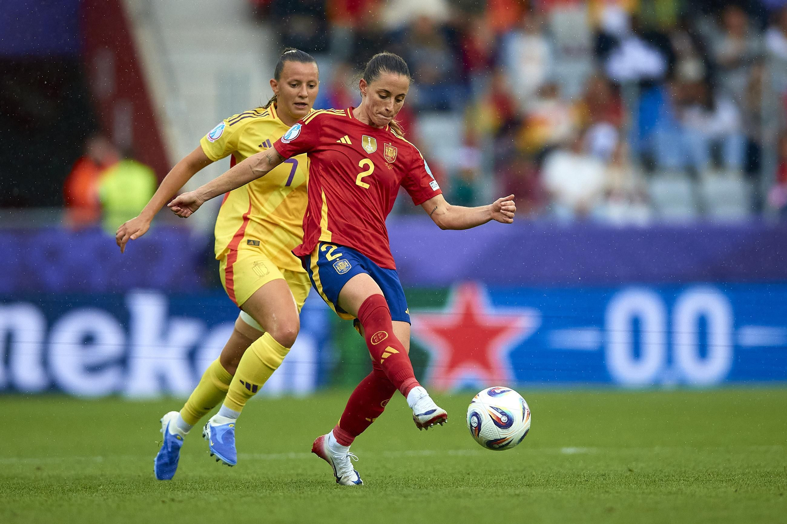 Las fotos de la goleada de España sobre Bélgica en la Eurocopa femenina
