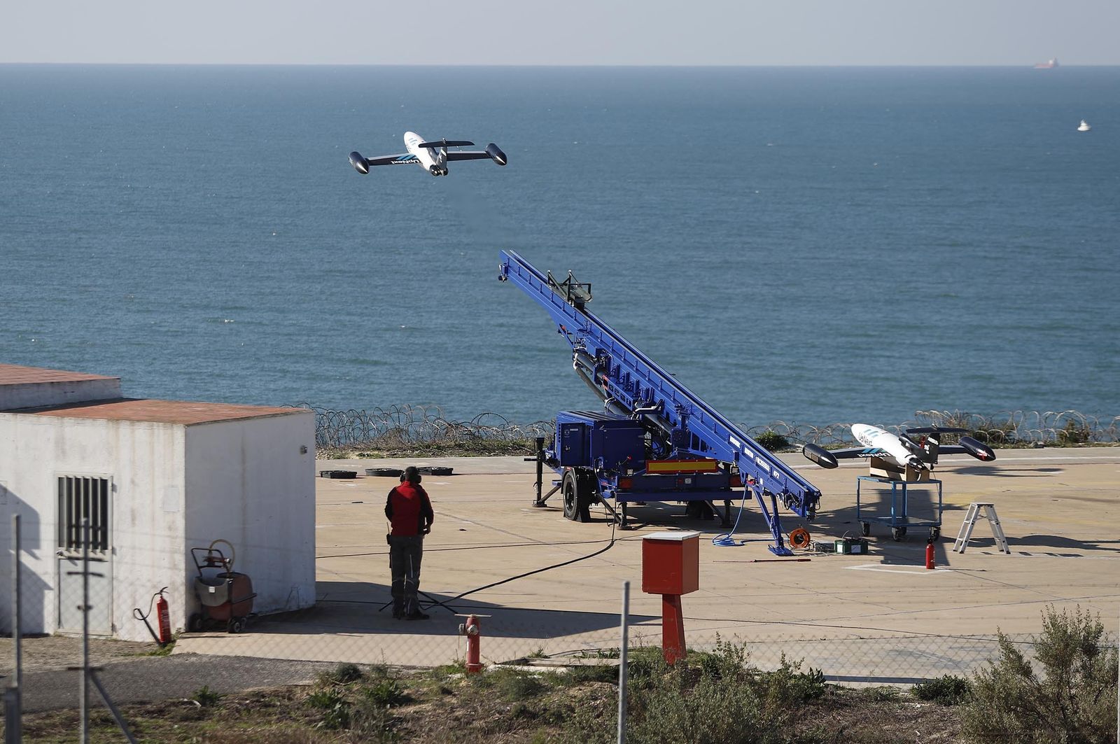 Imágenes del ensayo del demostrador Auto´Mate en el INTA, Huelva