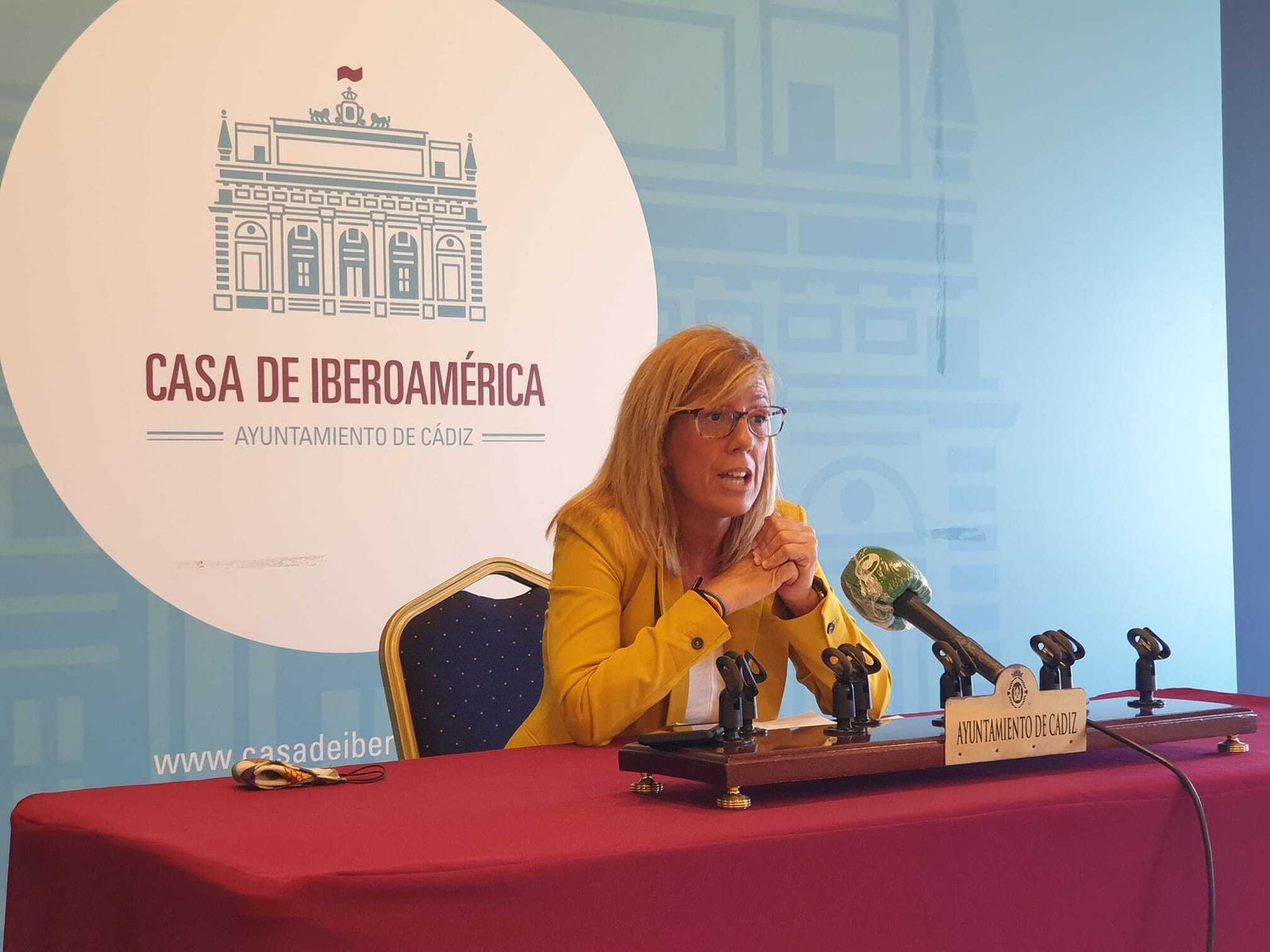 La portavoz del PSOE en el Ayuntamiento de Cádiz, Mara Rodríguez.