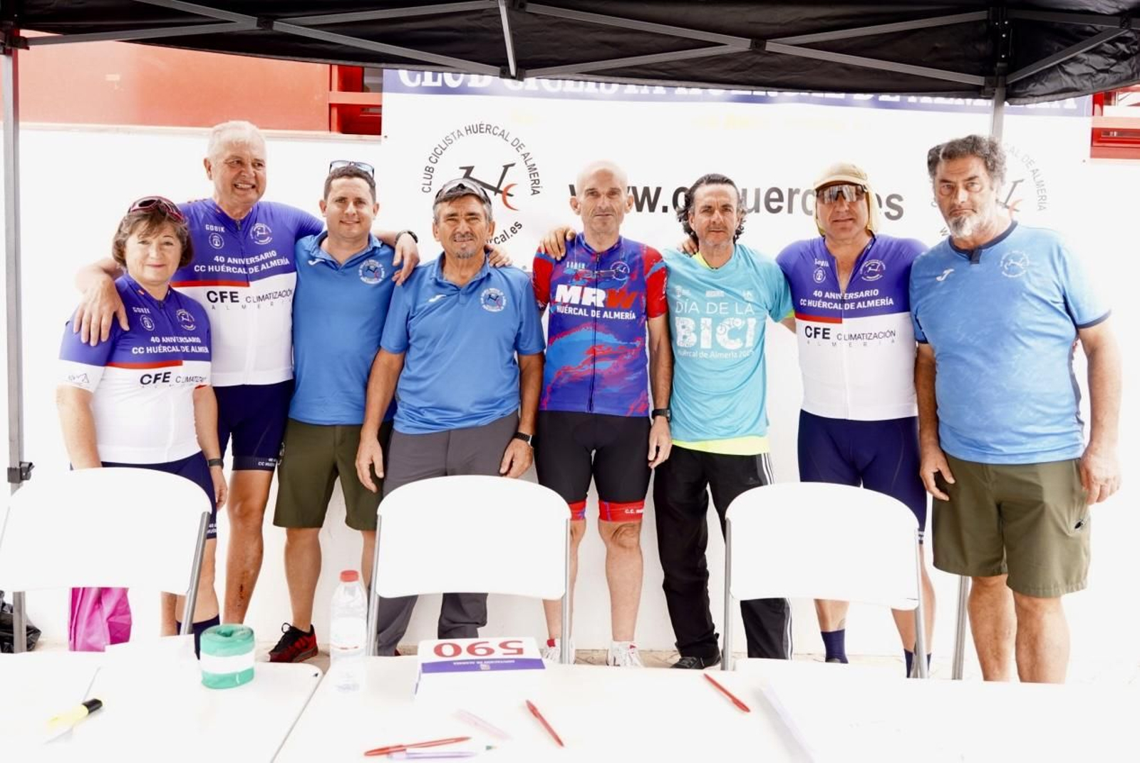 Así se ha vivido el multitudinario Día de la Bici en Huércal de Almería