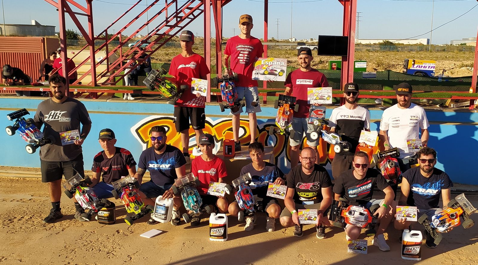 Los participantes en la final de la prueba de Murcia