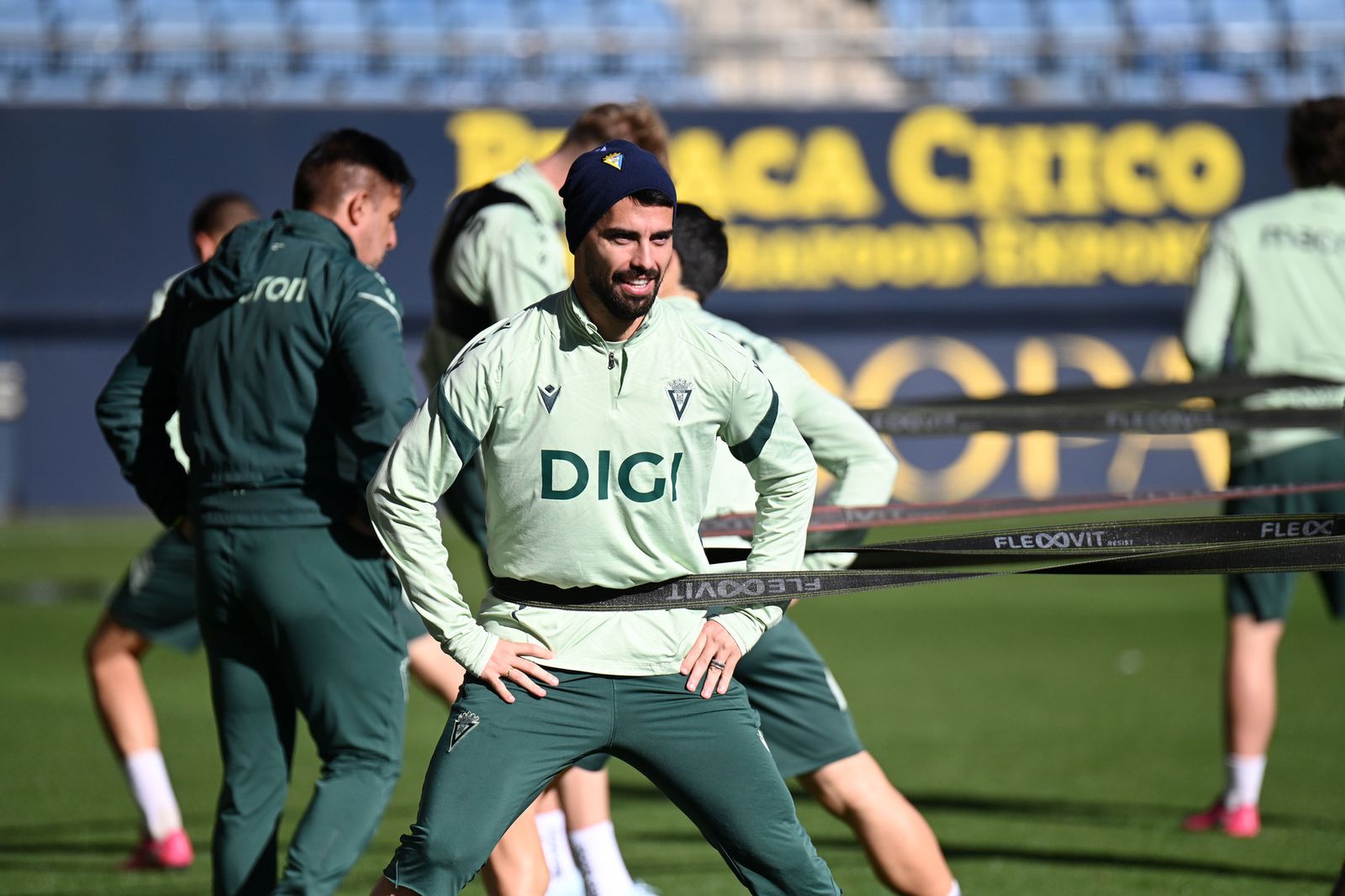 Suso en la sesión del pasado viernes.