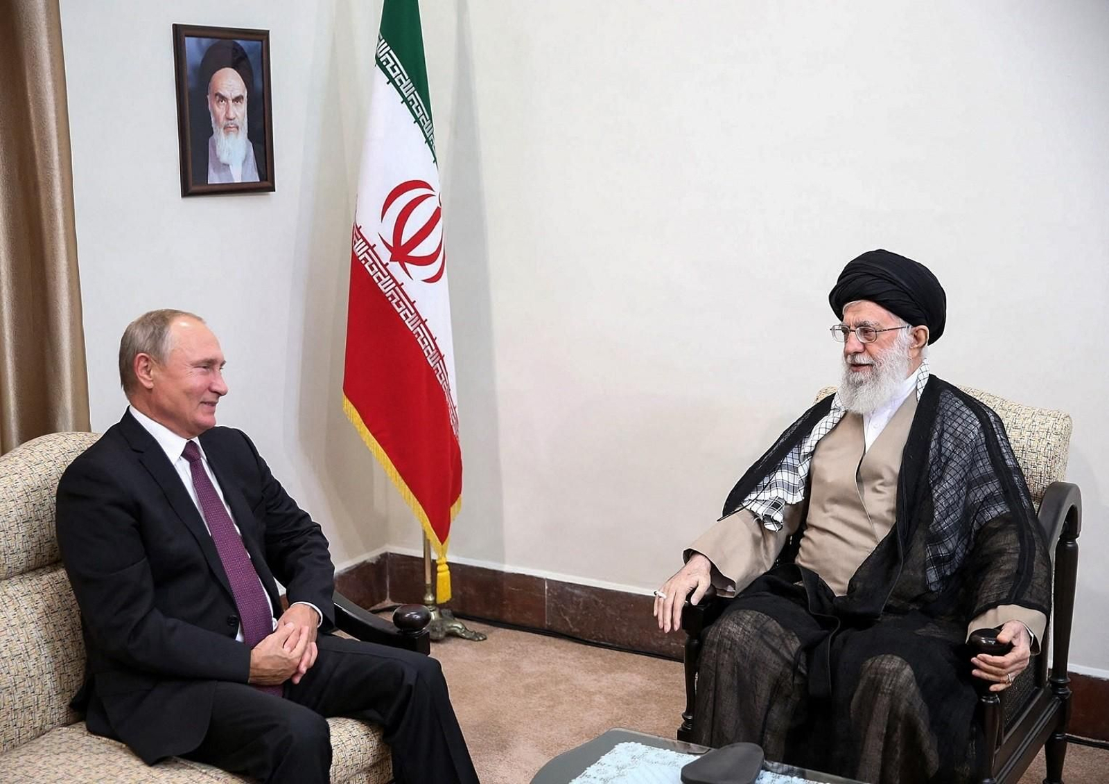 Los jefes de estado de Rusia e Irán