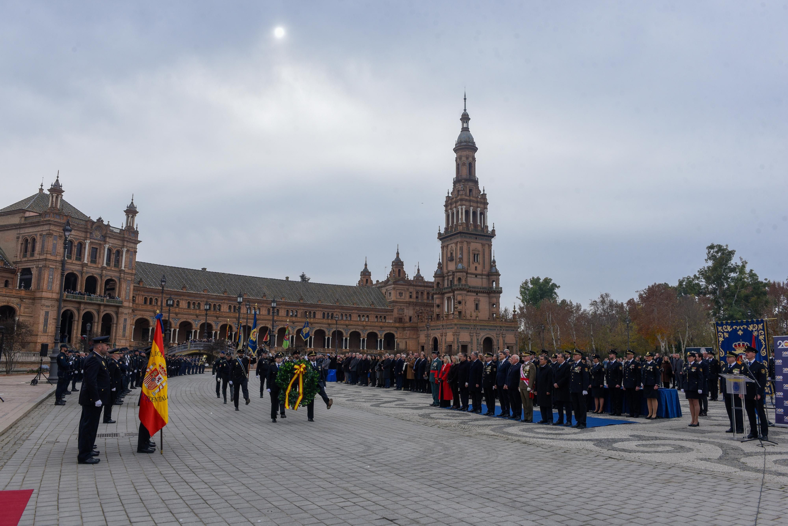 Acto de celebración del Bicentenario de la Policía Nacional en Sevilla
