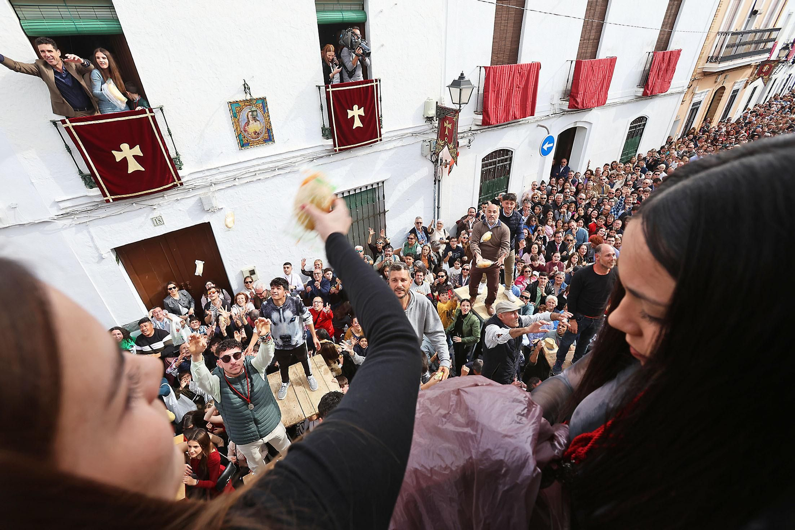 Imágenes de las tiradas de San Antonio Abad en Trigueros