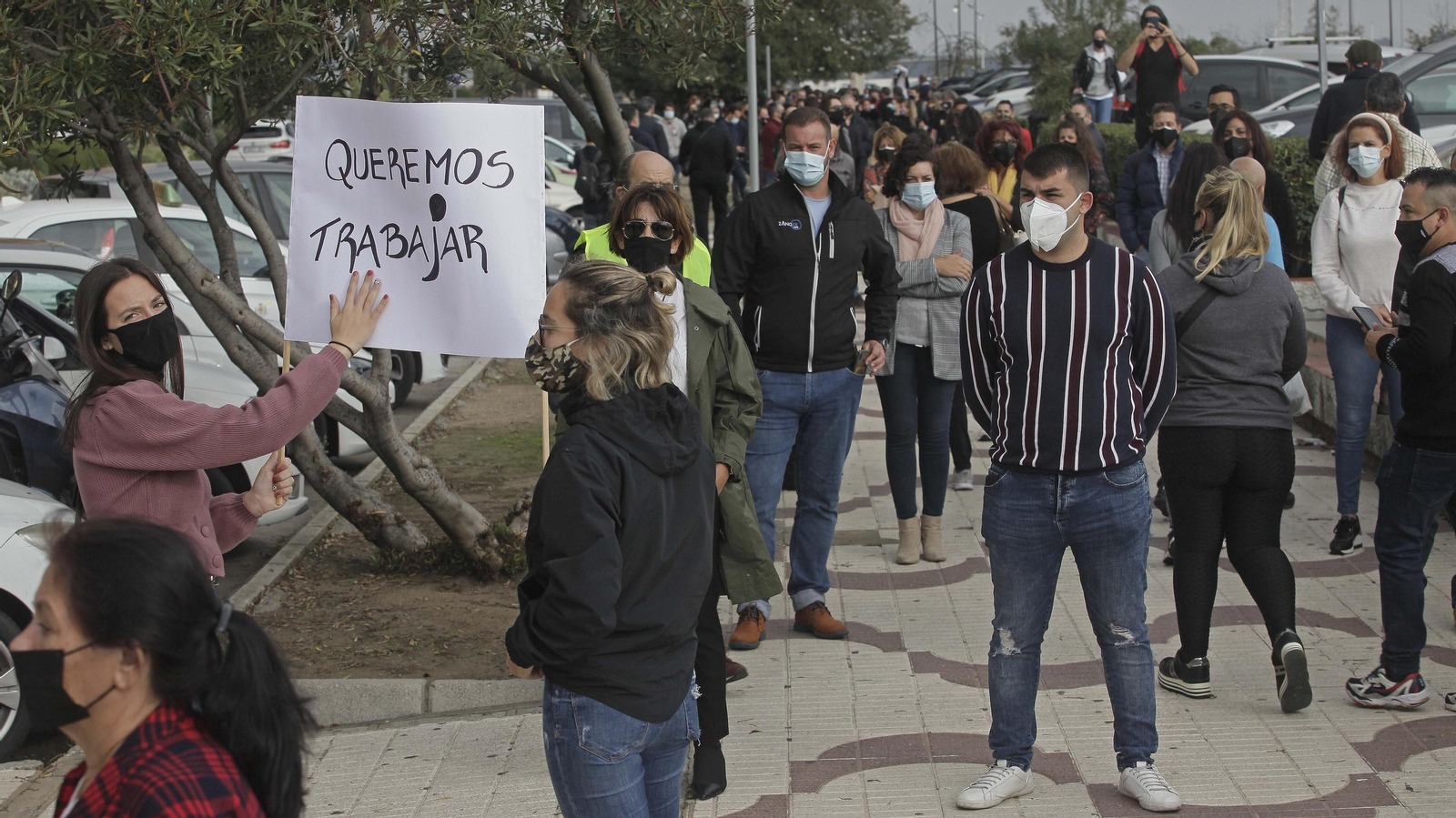 Fotos de la manifestación de la hostelería en Algeciras