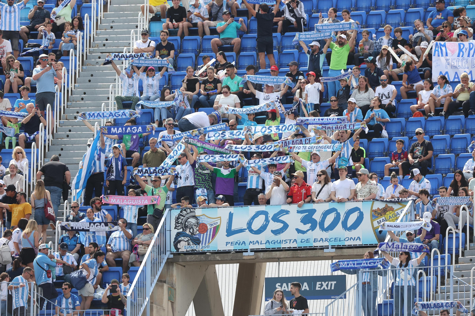 Búscate en el Málaga CF - Mérida en las gradas de La Rosaleda