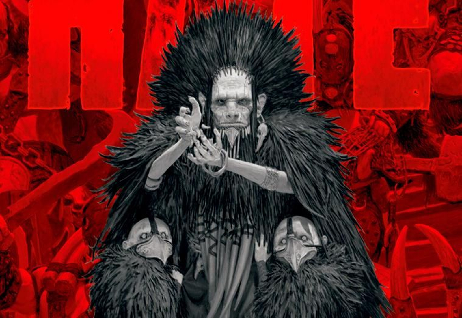 Ilustración de la portada del cómic.